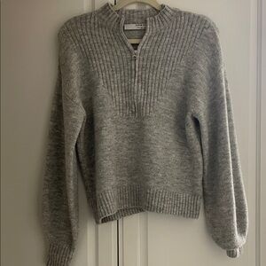Sophie Rue Gray Women's Crew Neck Sweater